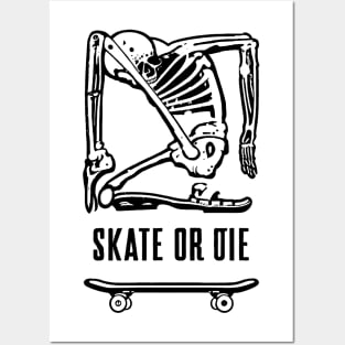Free Skeleton Skate or Die Posters and Art